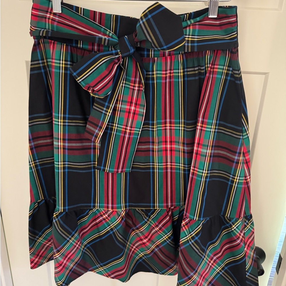 J. Crew Big bow midi skirt size 8